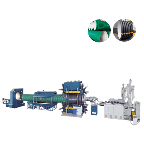 HDPE, PP සිරස් වර්ගය ද්විත්ව බිත්ති රැලි සහිත පයිප්ප සහ PVC රිබ්ඩ් පයිප්ප නිස්සාරණ රේඛාව